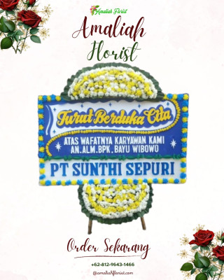 Papan Bunga Duka di Harapanbaru