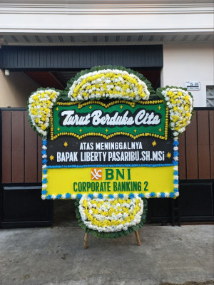 Papan Bunga Duka di Harapanbaru