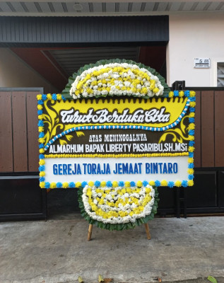 Papan Bunga Duka di Harapanbaru