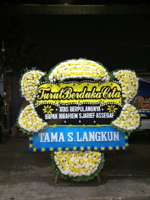 Papan Bunga Duka di Harapanbaru